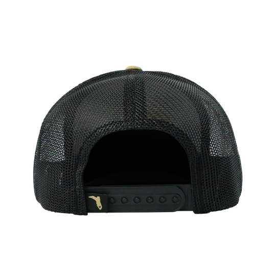 LINEMAN ARMY/ BLACK TRUCKER HAT