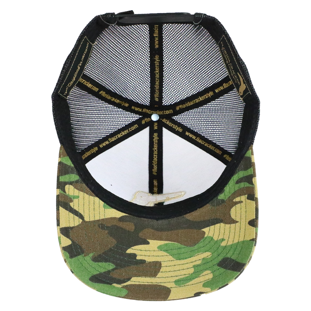 LINEMAN ARMY/ BLACK TRUCKER HAT