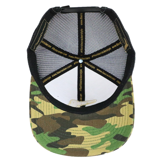 LINEMAN ARMY/ BLACK TRUCKER HAT