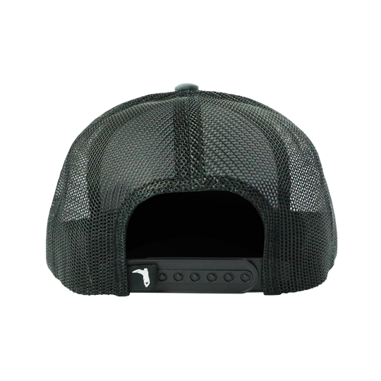 LINEMAN- CHARCOAL /BLACK TRUCKER HAT