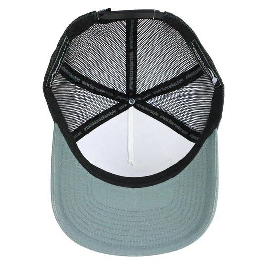 LINEMAN- CHARCOAL /BLACK TRUCKER HAT