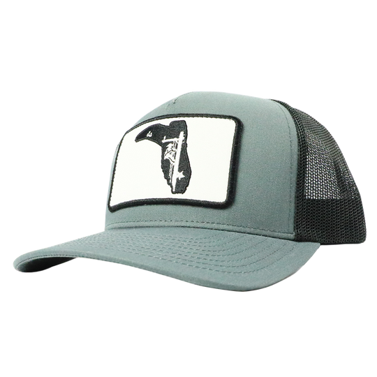 LINEMAN- CHARCOAL /BLACK TRUCKER HAT