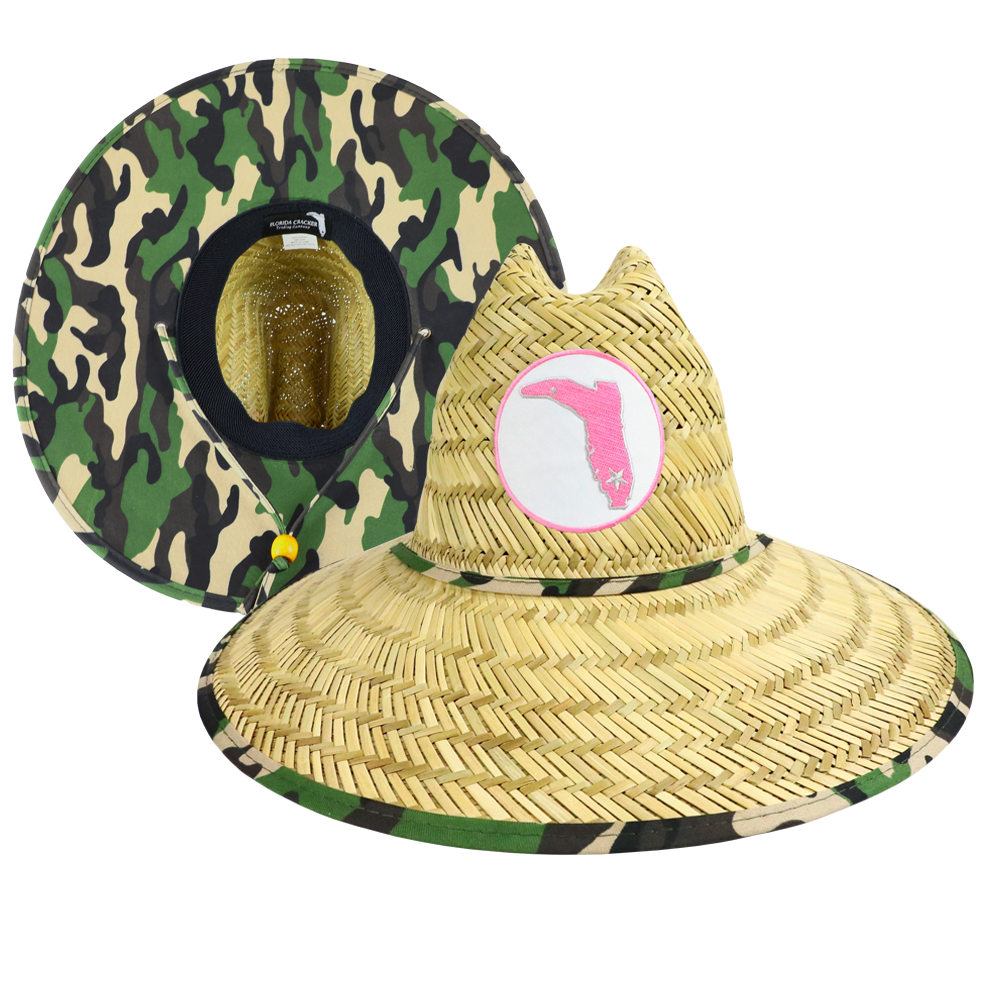 STRAW HAT - CAMO UNDER