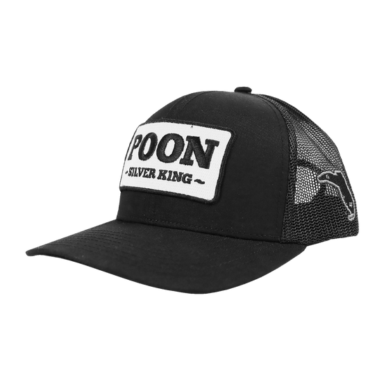 PATCH HAT - SILVER KING - BLACK/BLACK