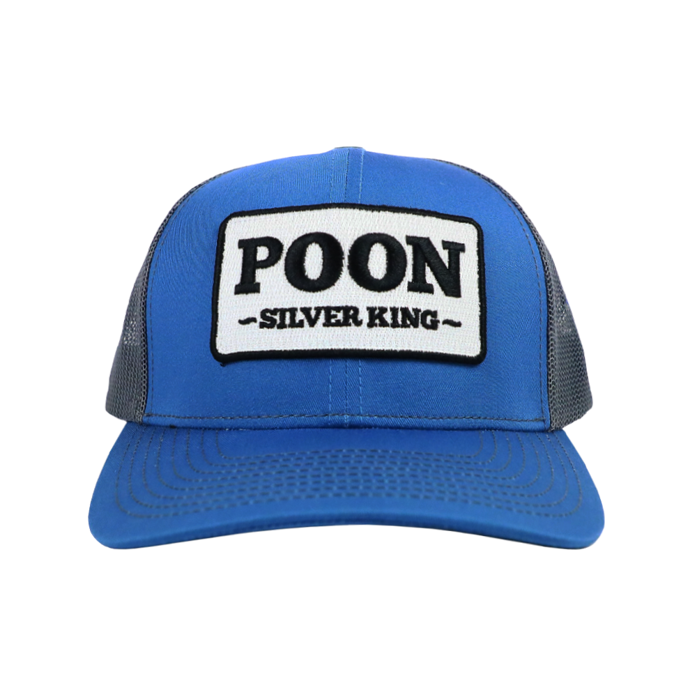 PATCH HAT - SILVER KING - OCEAN BLUE/GRAPHITE