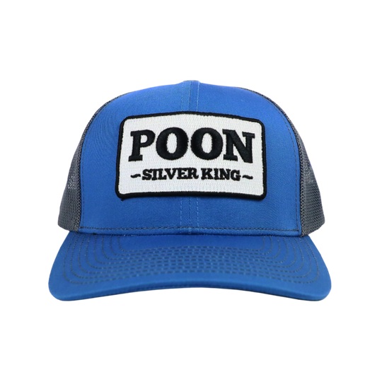 PATCH HAT - SILVER KING - OCEAN BLUE/GRAPHITE