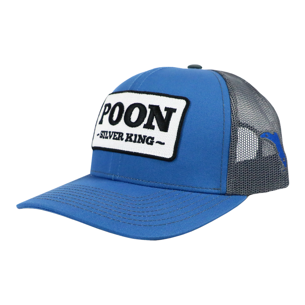 PATCH HAT - SILVER KING - OCEAN BLUE/GRAPHITE