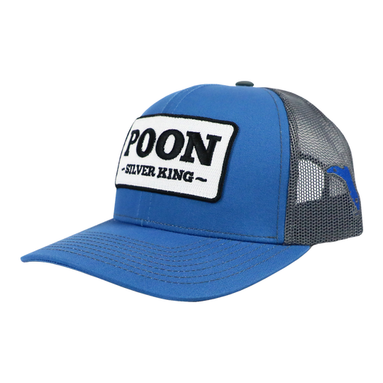 PATCH HAT - SILVER KING - OCEAN BLUE/GRAPHITE