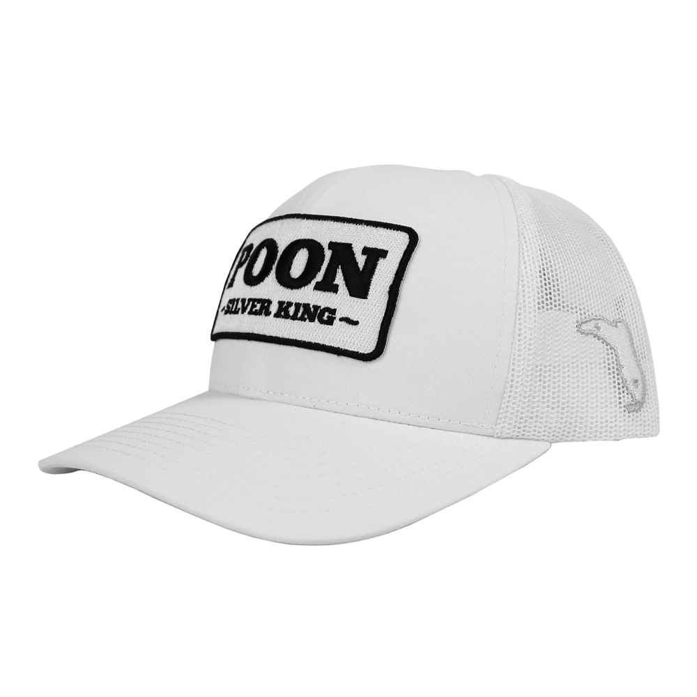 PATCH HAT - SILVER KING - WHITE/WHITE