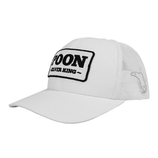 PATCH HAT - SILVER KING - WHITE/WHITE