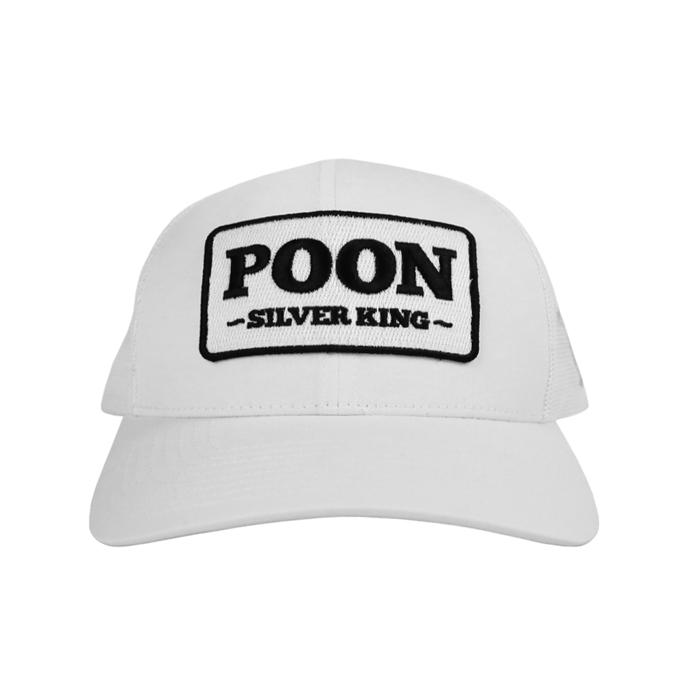 PATCH HAT - SILVER KING - WHITE/WHITE