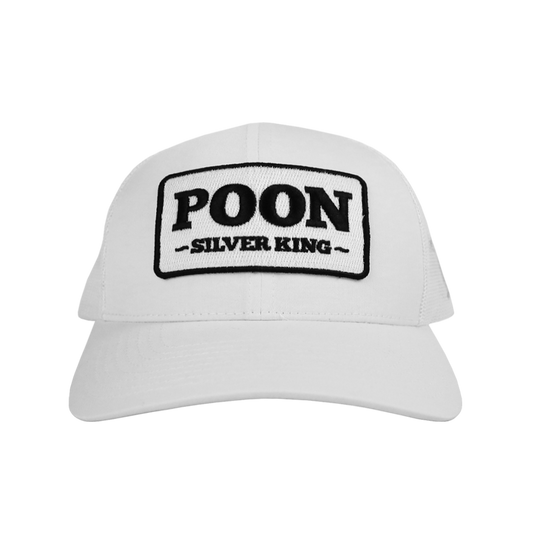 PATCH HAT - SILVER KING - WHITE/WHITE