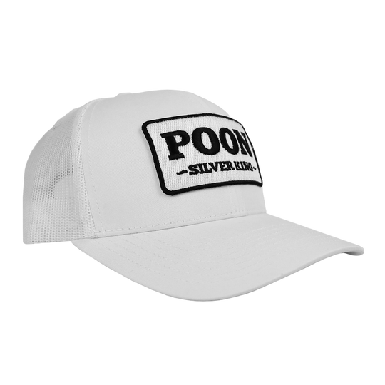 PATCH HAT - SILVER KING - WHITE/WHITE