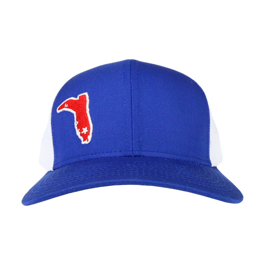 TEAM USA - 6 PANEL RED BOOT / WHITE MESH / BLUE HAT
