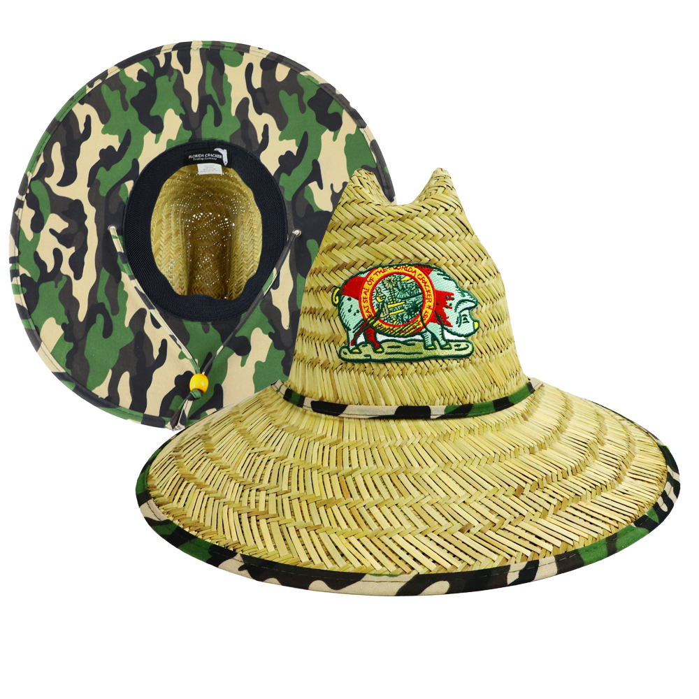 COOKSHACK STRAW HAT - CAMO UNDER