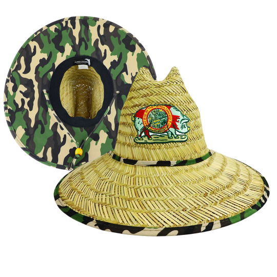 COOKSHACK STRAW HAT - CAMO UNDER