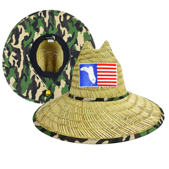 STRAW HAT - CAMO UNDER