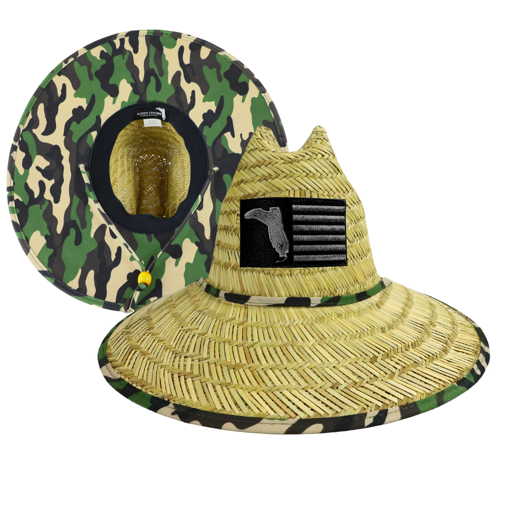 STRAW HAT - CAMO UNDER