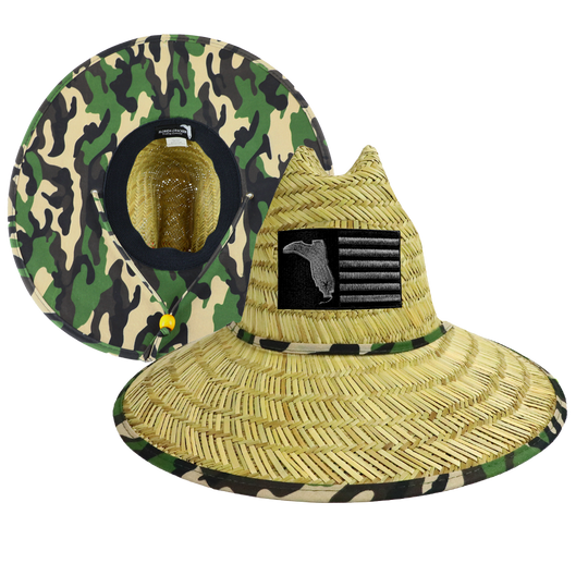 STRAW HAT - CAMO UNDER