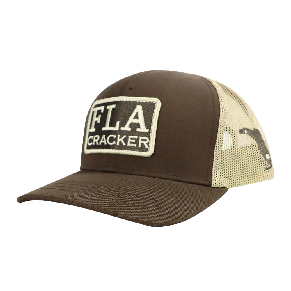 YOUTH FLA PATCH HAT  - BROWN/TAN