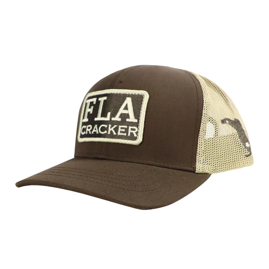 YOUTH FLA PATCH HAT  - BROWN/TAN