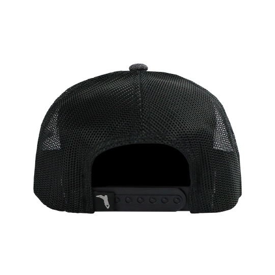 YOUTH FLA PATCH HAT  - HEATHER BLACK/BLACK