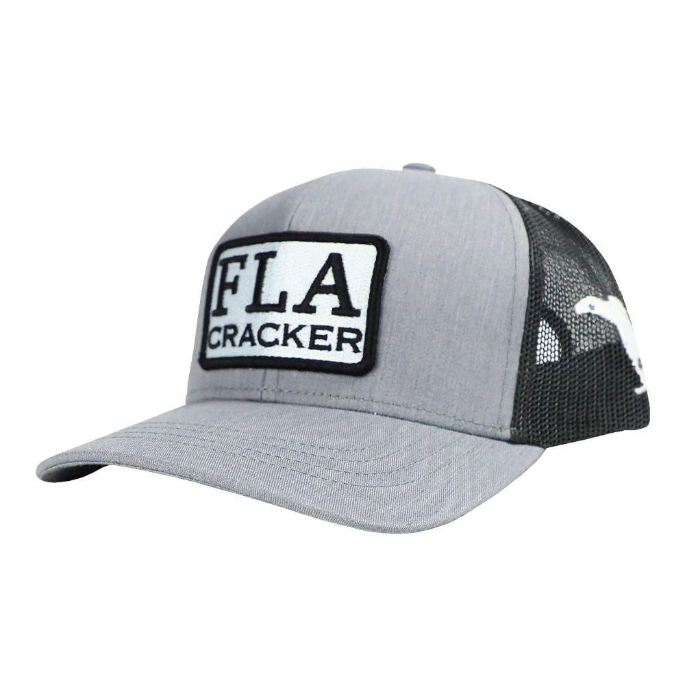 YOUTH FLA PATCH HAT  - HEATHER GRAY/CHARCOAL