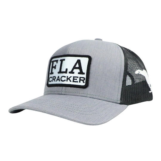 YOUTH FLA PATCH HAT  - HEATHER GRAY/CHARCOAL